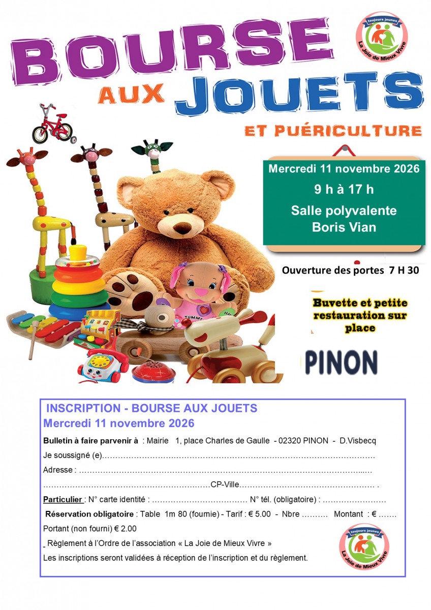 BOURSE AUX JOUETS ET PUERICULTURE